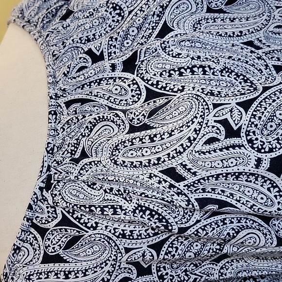 Michael Kors Navy White Womens Top - Picture 2 of 5